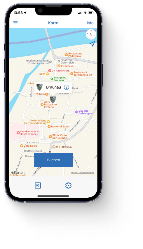 handyparken App Karte Braunau