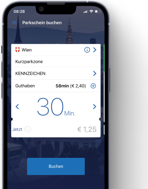 Applikation auf Mobiltelefon